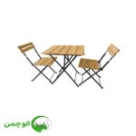 ست دو نفره پایه فلزی
