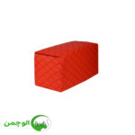 پاف چرمی گلدوزی شده سایز 50×25×25 سانتیمتر - Image 3