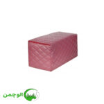 پاف چرمی گلدوزی شده سایز 50×25×25 سانتیمتر - Image 4