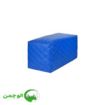 پاف چرمی گلدوزی شده سایز 50×25×25 سانتیمتر